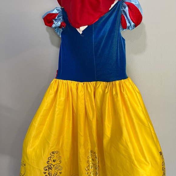 Disney Princess Snow White Dress Costume Size M 7-8 Halloween Cosplay hoop skirt - Picture 11 of 13